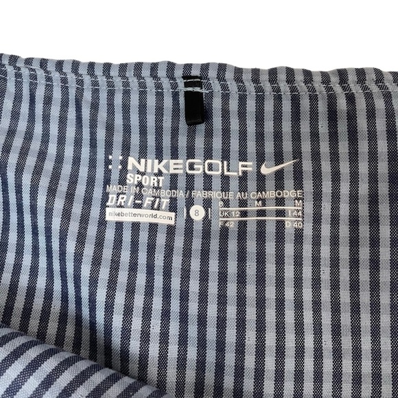 Nike Golf Sport Dri-Fit Plaid Teal Golf Skirt - Picture 7 of 9